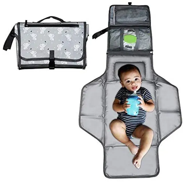 Bossa de bolquers amb butxaca d'ampolla